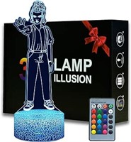 3D Illsuion Eleven Figurine Lamp