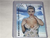 Scarlett Johannson Epic Beauties Card