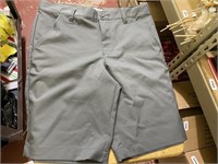 boys size 10 husky uniform shorts gray