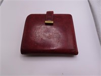 vintage COACH Red Leather 4.5" Wallet