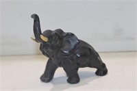 ANTIQUE BRONZE ELEPHANT STATUE