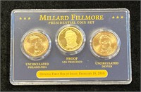 Millard Fillmore Presidential Coin Set