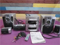 PANASONIC CD STEREO WITH MANUAL & REMOTE- WORKING