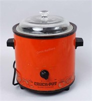Vintage Orange Crockpot