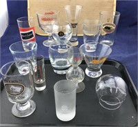 Collection of Advertising Bar Glasses