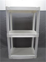 Small White 3-Tiered Shelf