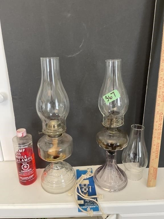 Oil lamps and oil