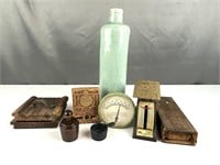 Misc Items Thermometer stone bottle more