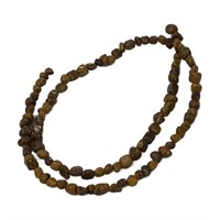 Natural Elephant Skin Jasper 15 Inch Bead Strand