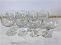 Set of Glass Goblets