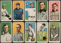 (10) 1909-11 T206 White Border Tobacco Cards