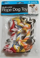 4-PACK ROPE DOG TOYS