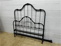 Decorative Full Size Metal Headboard/Footboard