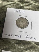 2-1937 MERCURY DIMES