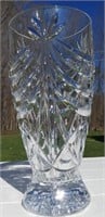 Lead Crystal Heavy Vase 12"