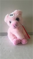 Sm pink pig plush