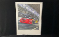 Signed Jeff Gordon Poster, NASCAR Racing, w COA