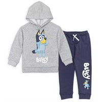 5T  Sz 5T  Bluey Boys Fleece Hoodie and Pants Set