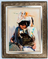 Art Sherry Blanchard Stuart Navajo Indian Painting