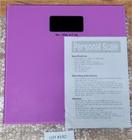 NOS GLASS PERSONAL SCALE