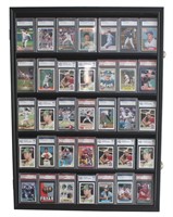 Graded Sport Cards Collectible Game Card Display