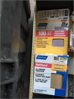 2 BOXES NORTON SAND PAPER SHEETS 9" BY 11"