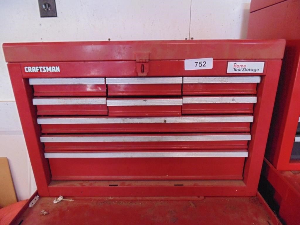Craftsman 9 Drawer Tool Chest & Cabinet | Graber Auctions