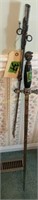 Knights Templar Sword With Sheath 35 Long.