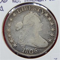1806 Bust Silver Half Dollar