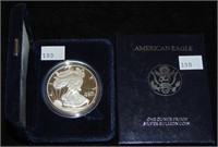 1994 Proof Silver Eagle (papers & box).