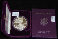 1988 Silver Eagle (papers & box).