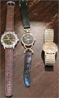 F - LOT OF 3 WATCHES (L48)