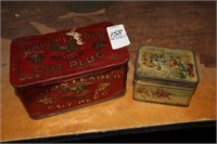 TWO VINTAGE TINS