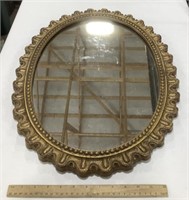 Oval mirror 17in x 1in x 23in