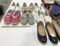 7 pairs of shoes - Keds, Comfort case, Nine & Co-