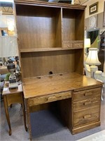 Winners Only Oak Desk w/ Hutch