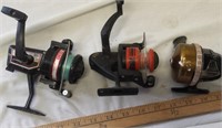 Fishing Reel Lot of 3