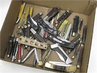 Large Pocket Knife Collection