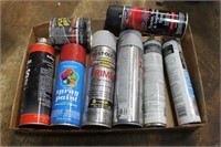 LOT OF SPRAY PAINT AND PRIMER