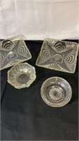 Crystal dishes