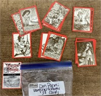 38 Don Paresi Vampires & Vixens trading cards
