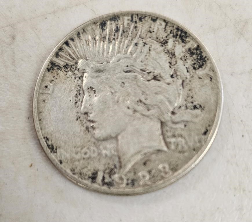 1923 D Silver Peace Dollar