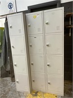 3 x Sets Steel Lockers