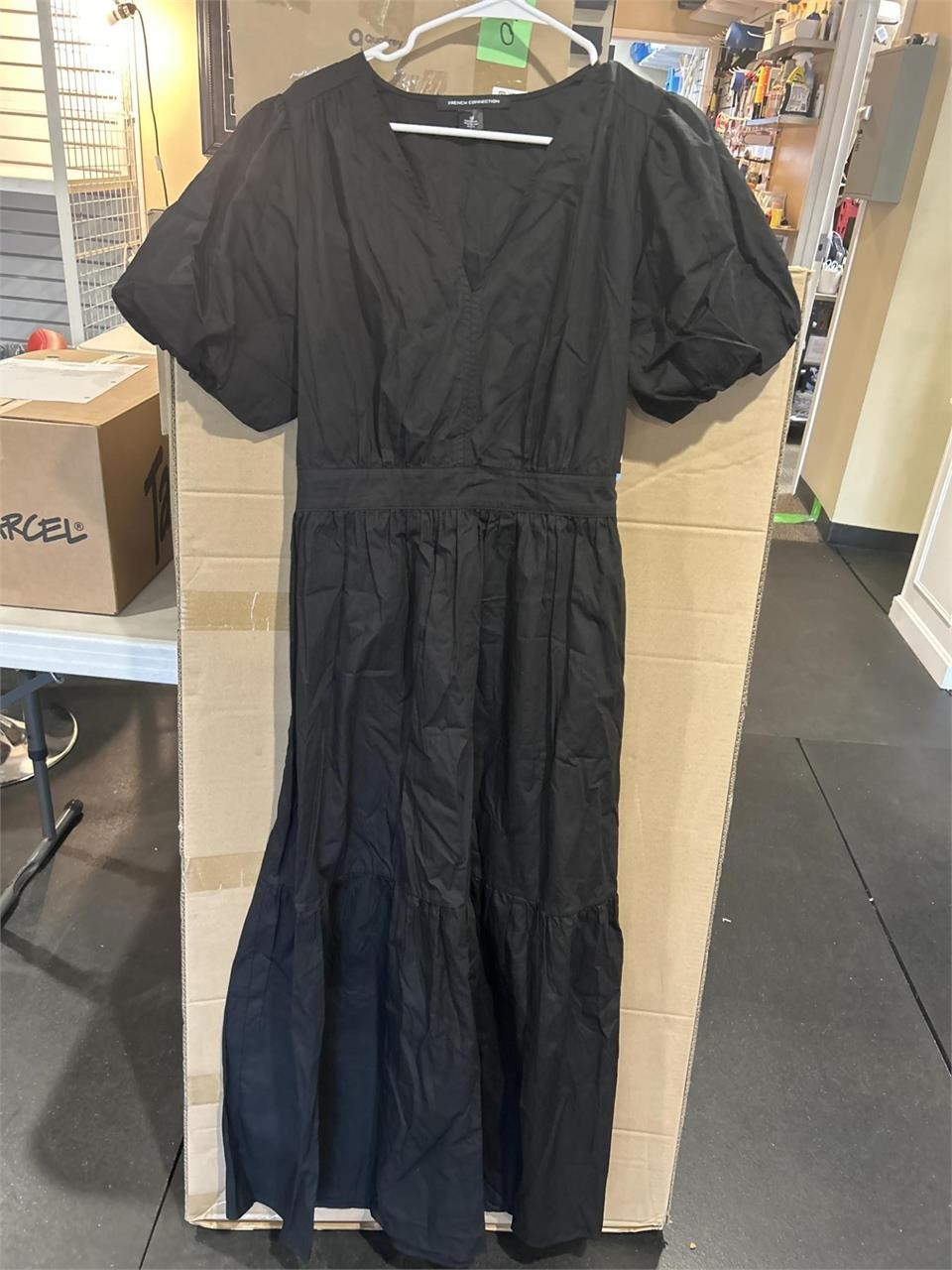 French Connection Poplin Maxi Dress - Large