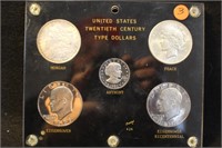 United States 20th Century UNC Dollar Set