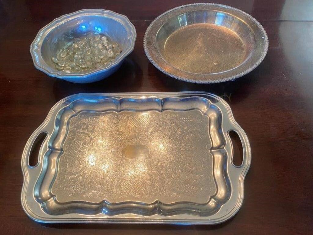 Serving Tray & Bowls