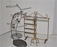 Four Metal Jewelry Display Stands