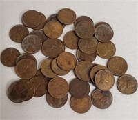 (40) 1940's Wheat Pennies Assorted Dates & Mints
