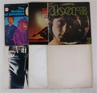 6pc Vtg Rock & Roll Record Albums w/ Frank Zappa