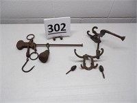 Hanging Beam Scale & Wall Hooks